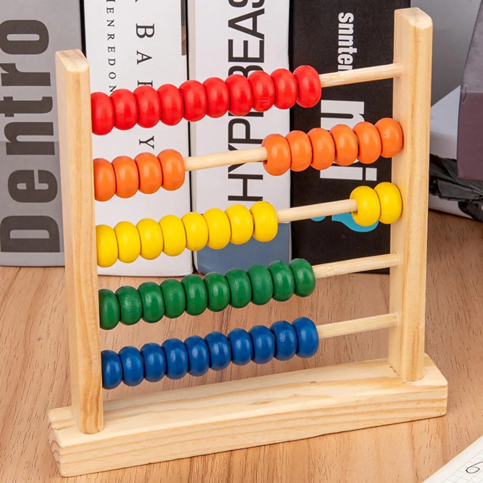 Wooden Frame Abacus Toys Counting Abacus Game Teaching Aid Educational Counting Frames Toy Colorful Beads Children Toys