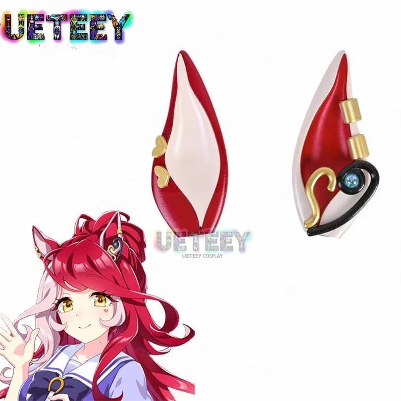 UETEEY COS Uma Musume Pretty Derby Loves Only You Copricapo Cosplay Accessori per Capelli con Stampa 3D per Halloween e Carnevale
