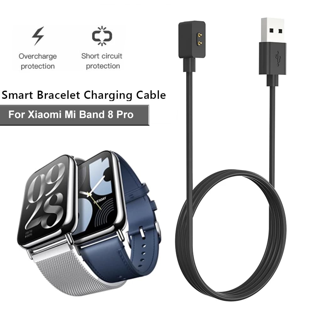 Accessori intelligenti Adattatore di alimentazione Ricarica stabile Protezioni multiple Caricatore per orologio da 1 m per Mi 8 Pro/8/Redmi Band 2/Active Watch 3