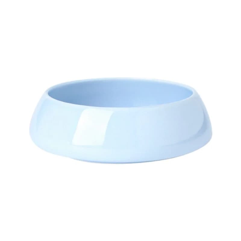 Ciotola per animali domestici in ceramica LTT con piedini alti, a forma di macaron/donut, in stile Jingdezhen, per cani e gatti.