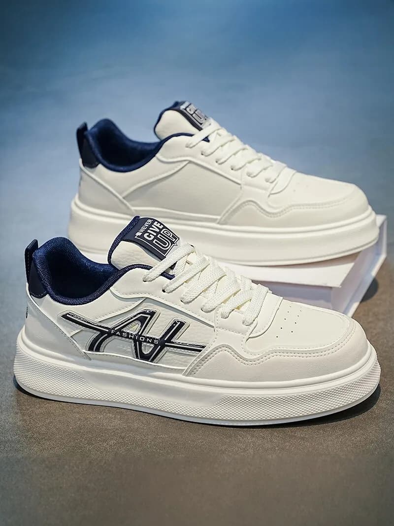 Men's Casual Sports Shoes 2026 New Summer Trend Brand Wear-Resistant Thick Bottom Breathable round Toe Rubber Outsole Shoes