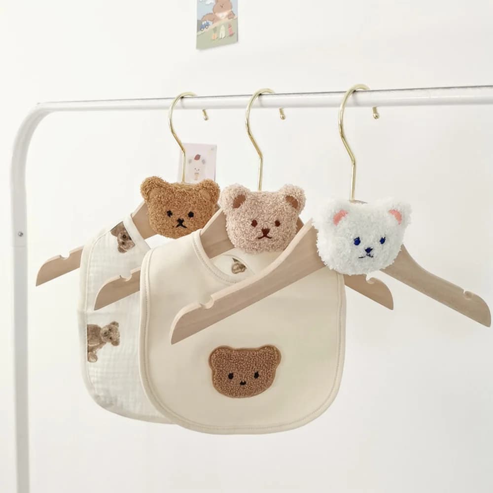 Wooden clothes hangers for kids decoration creative room DIY clothes for kids drying storage organizer for kids clothes clothes hangers for cartoons