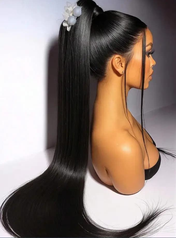 Straight Lace Front Wigs Human Hair 250% Density 13x4 13x6 Full Frontal Transparent 5x5 HD Lace Wigs Glueless Wigs With Hairline
