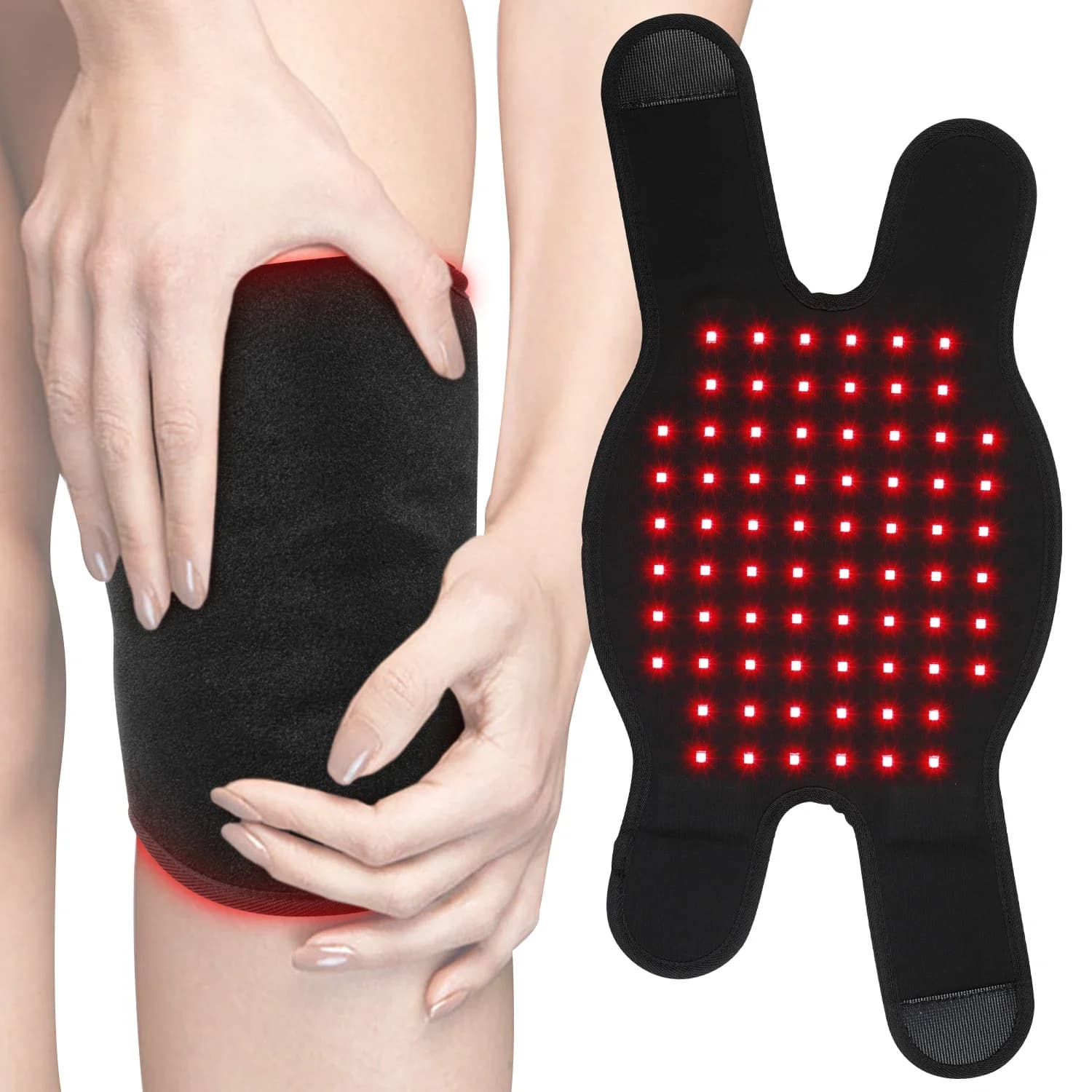 Tappetino per terapia della luce rossa ricaricabile con batteria wireless 940nm Avvolgimento per terapia della luce rossa per caviglia per piedi da polso e gamba