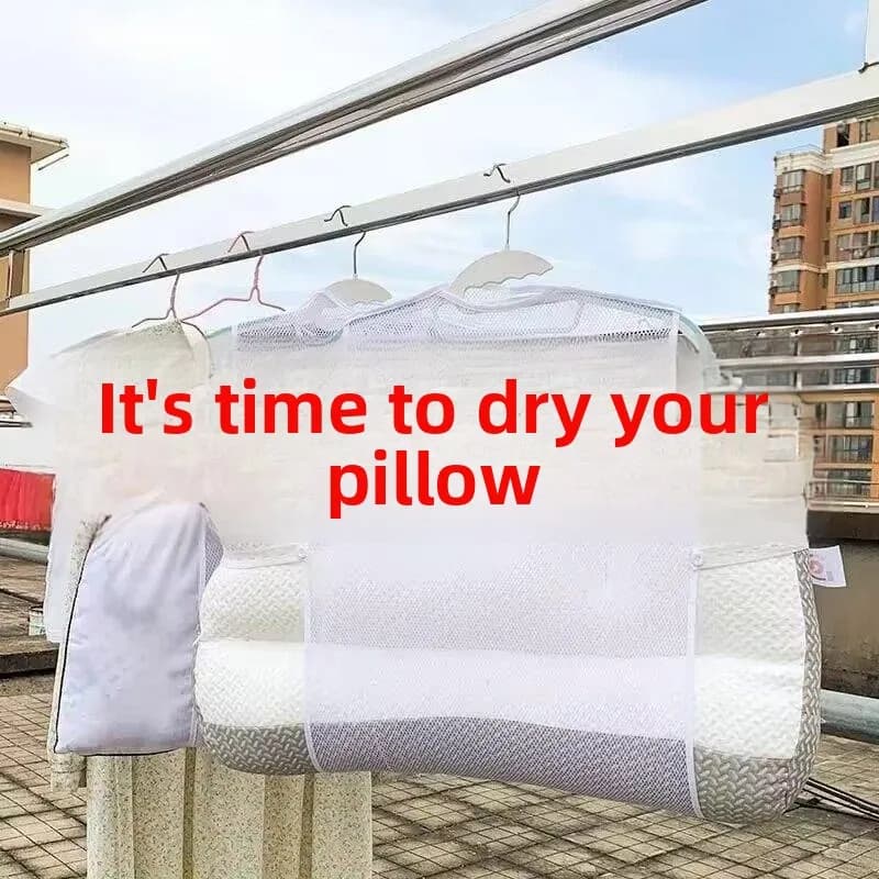 Multifunctional outdoor windproof laundry network, to hang on the window, for domestic balcony, utilitarian