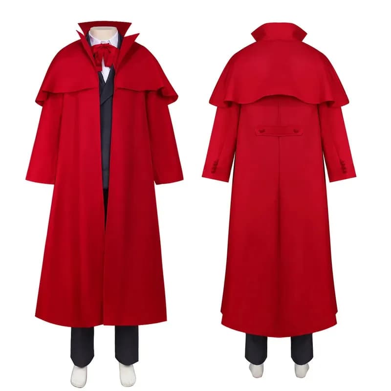 Anime Hellsing Alucard Cosplay Costumes Wig Uniform Clothes Setsx;2'a,6.h;8'v,