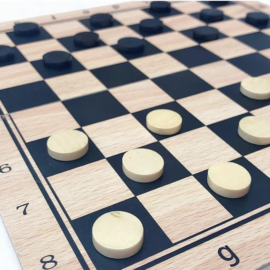 Traditional Board Game Chess Wood Set Luxury Portable Foldable Chessboard for Kids Intelligence Family Entertainment