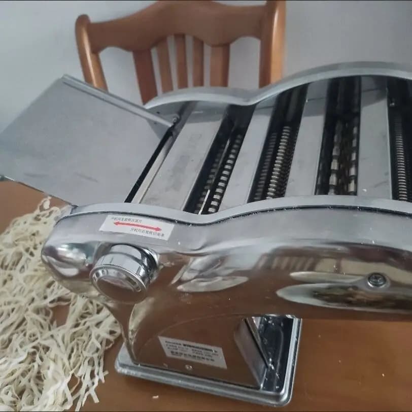 Macchina per pasta automatica con rullo per pasta, sfogliatrice per pasta elettrica in acciaio inossidabile