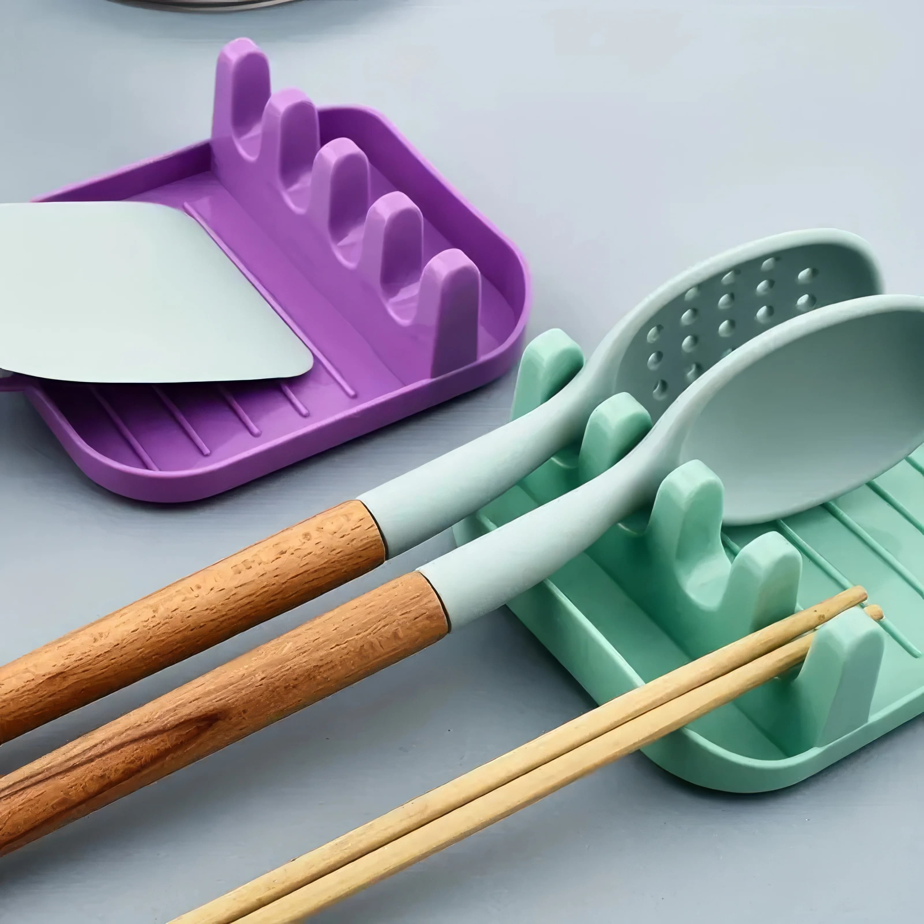Scolapiatti Verde 1 Pezzo, Scolapiatti Multifunzionale per Utensili da Cucina, Porta Forchette, Coltelli e Cucchiai