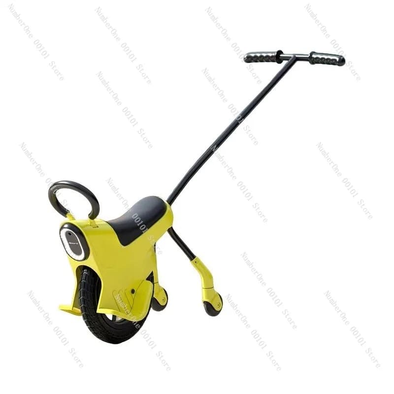 Outdoor Family Camping Kids Push Tricycle Lightweight Parent Child Stroller Ride On Toy Car with Lighting Portable Baby Walking