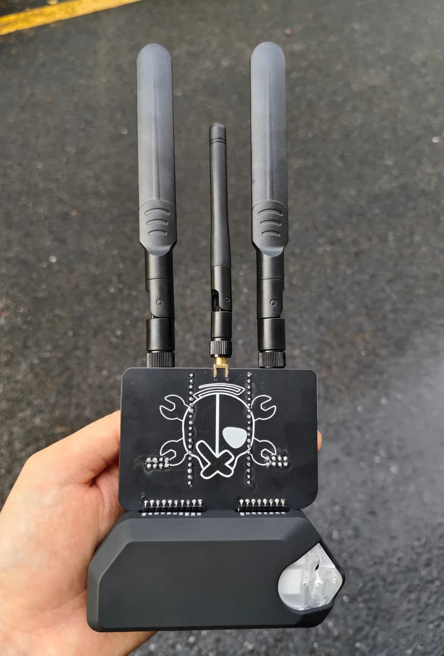 Nuovo Modulo ESP32 + NRF24L01 PA LNA 2.4GHz per Flipper Zero, Antenna Aggiornata, Protocollo di Comunicazione Dual Mode Bluetooth Wi-Fi