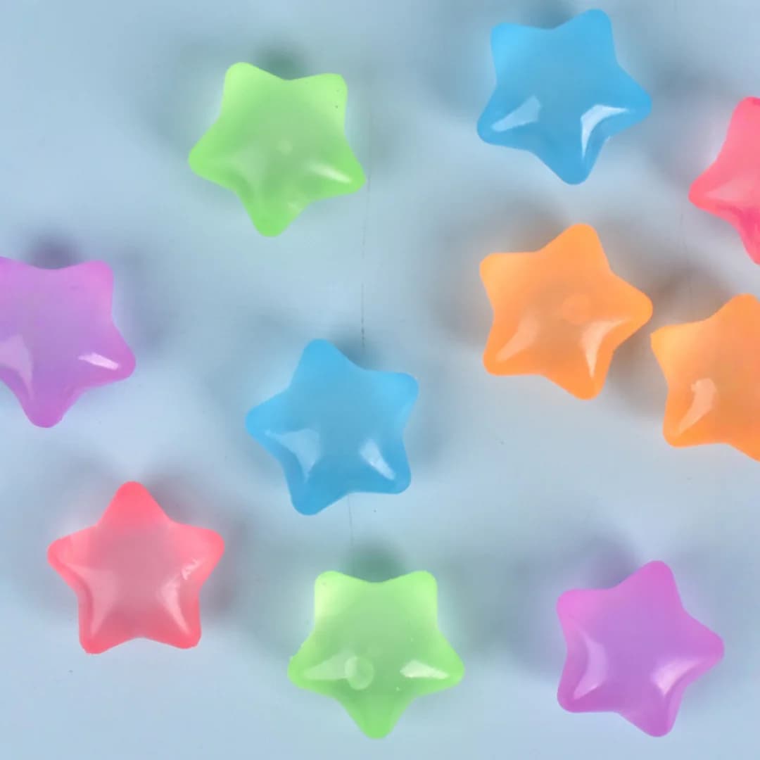 Giocattolo Squishy Stelle Luminose, Carino e Kawaii, Super Morbido Antistress, Divertente Giocattolo Antistress per Bambini, Regalo per Feste