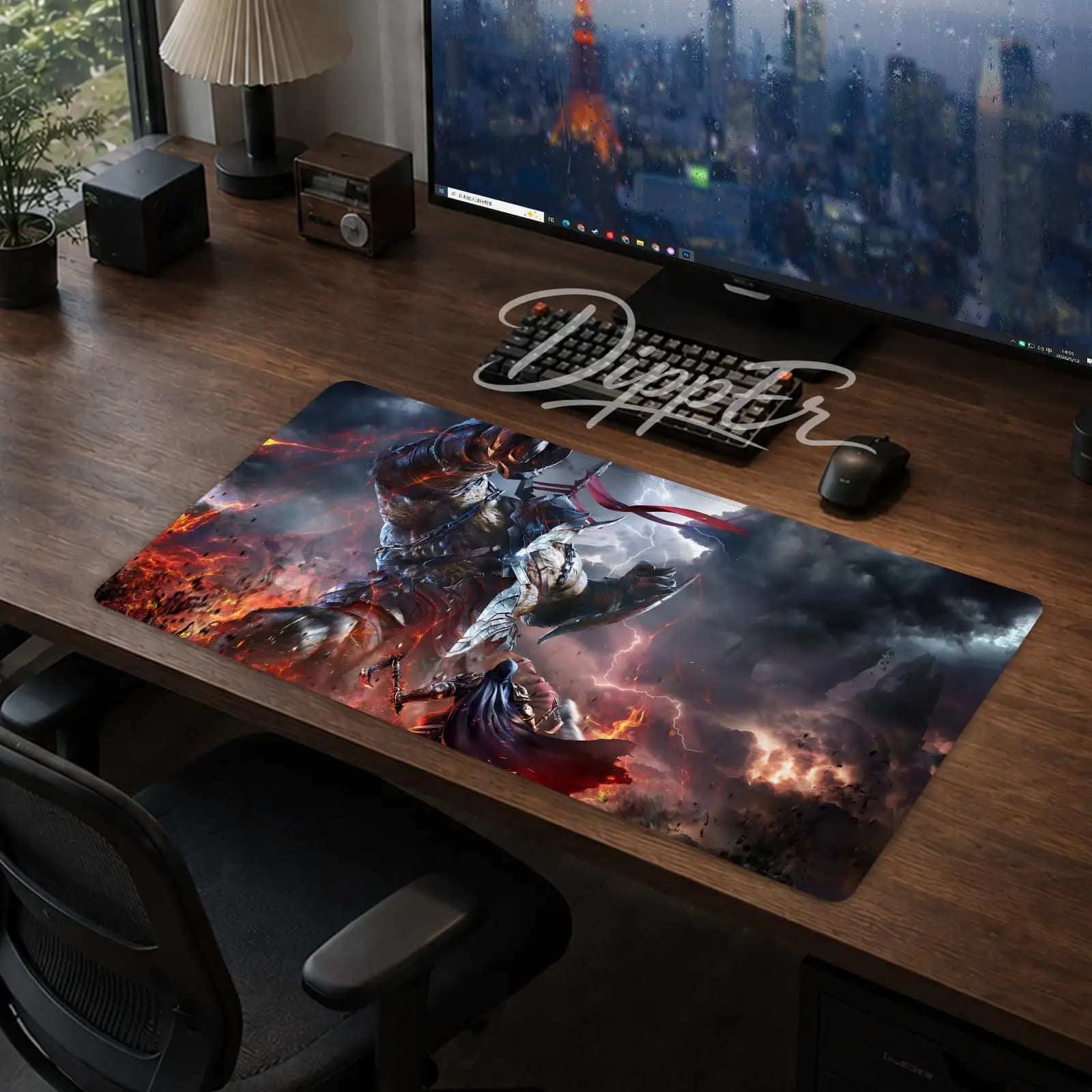 A-Lords of the Fallen Mouse Pad Tappetino da scrivania grande per ufficio Tappetino per mouse da gioco con fondo in gomma Cuscino antiscivolo 900X400