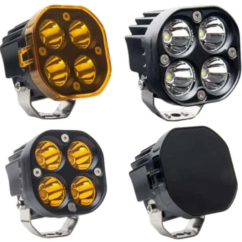 Copertura per lente faro moto, protezione antipolvere per lenti luci di lavoro a LED, per auto, camion, fendinebbia e coprifaro per la guida