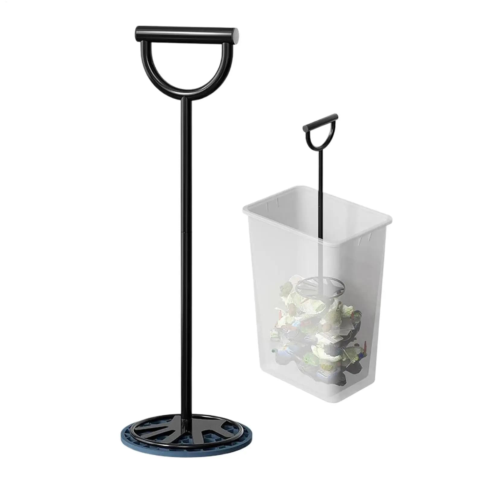 Manual Trash Compactor Tool Heavy Duty Long Handle Trash Can Hand Operated Waste Bin Compacto Waste Recycling Press Tool