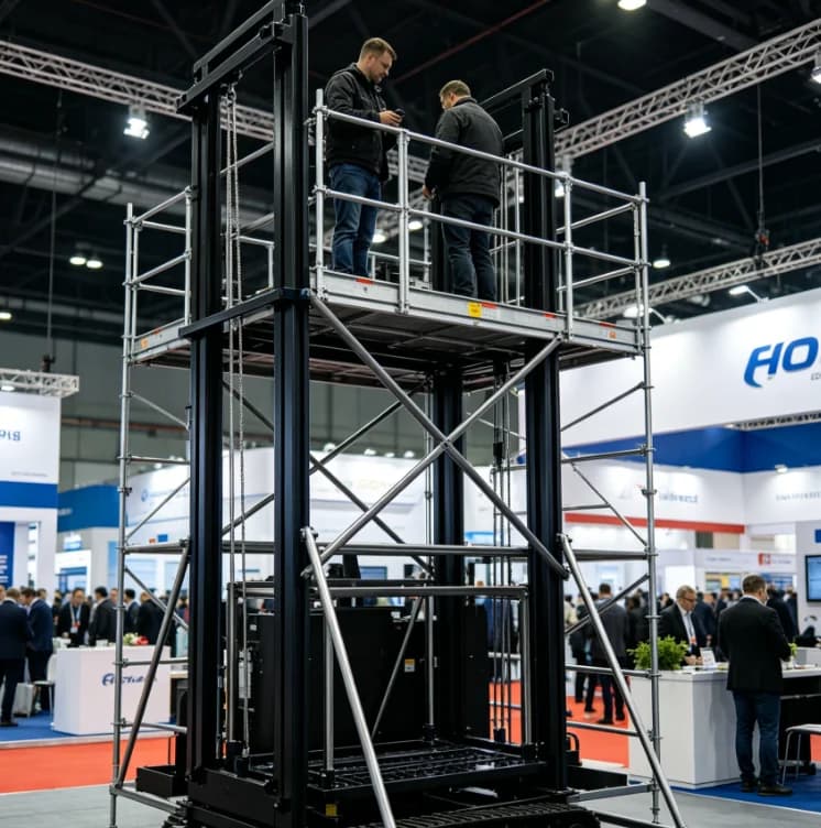 Custom Portable Steel Electric Scaffold Ladder Folding Metal Mobile Hydraulic Scissor Lift Platform Climb Electric Scaffolding