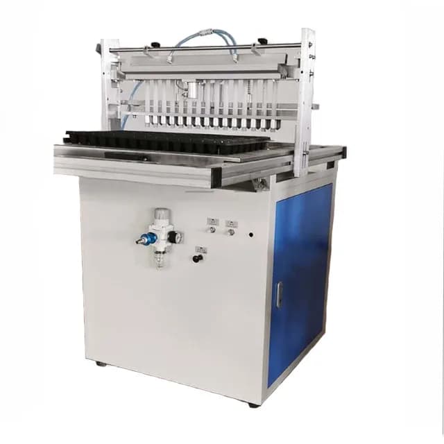 Semi Automatic Plug Tray Seeder Vegetable Flower Seedling Machine Tomato Pepper Watermelon Cucumber Seed Sowing Equipment