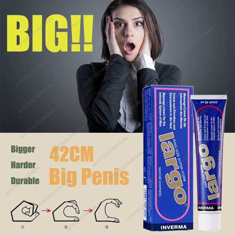 Cream for messages Original Largo Cream for enlargement of Germany for foundation for the body of men