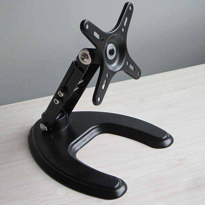 Height Adjustable Computer Monitor Stand for PC Screen Support with 360 Degree Rotating for VESA 50/75/100mm for Work Office