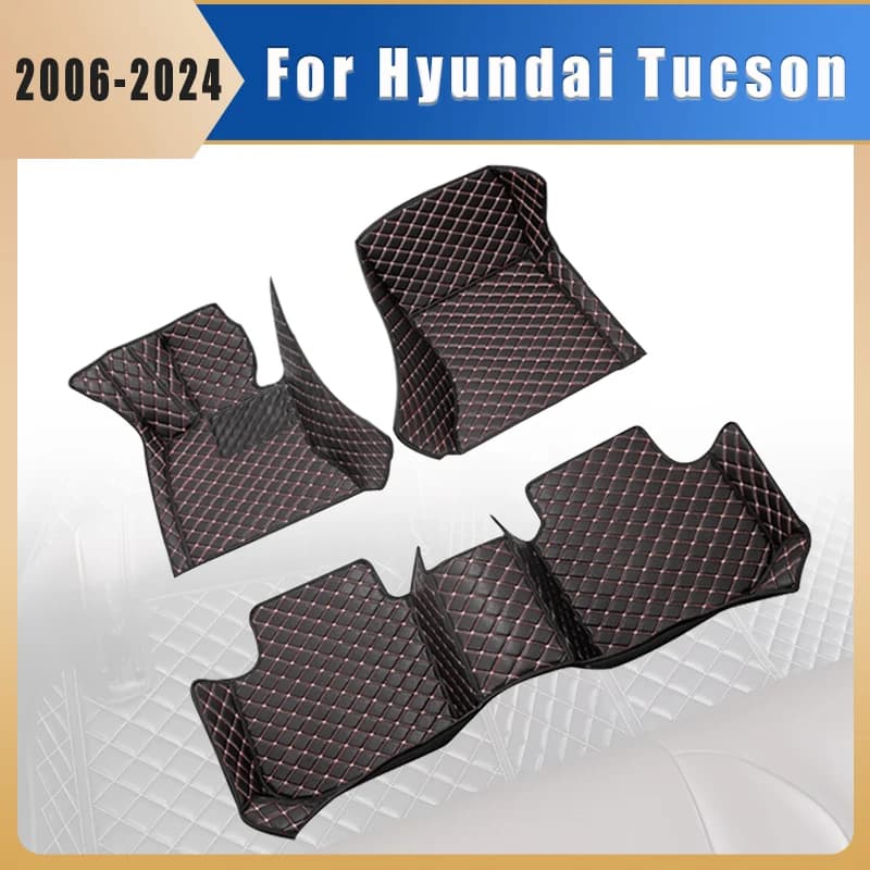 Car mat For Hyundai Tucson 2024 2023 2022 2021 2020 2019 2018 2017 2016 2015 2014 A 2006 Car accessories Car mat