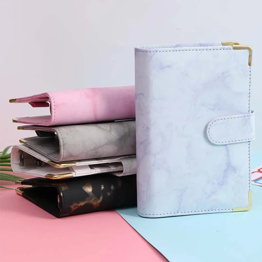 Quaderno A6 multicolore a fogli mobili, libro di risparmio staccabile, popolare per l'apprendimento e l'istruzione degli studenti delle scuole