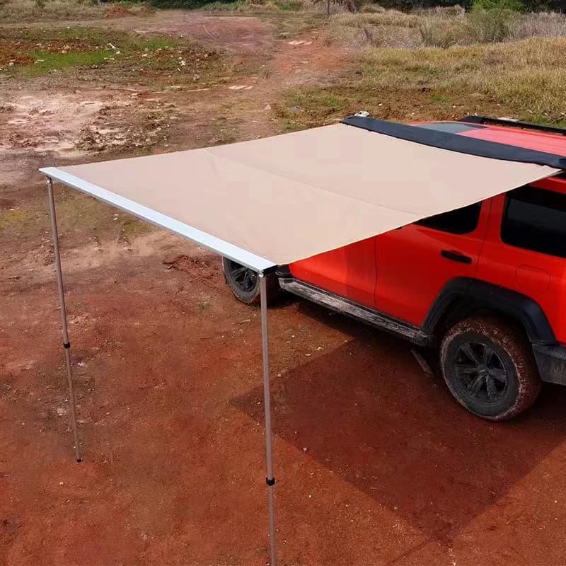 4x4 Folding Car Bench Retractable Oxford Sunset Roof Tent Side Curtain for Car Baldacchino for Camping