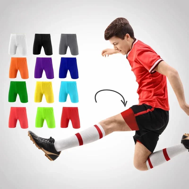 Estate Bambini Ragazzo Capri Collant da corsa Pantaloni Bambini Basket Calcio Calcio Fitness Esercizio Sport Leggings corti Pantaloncini 40