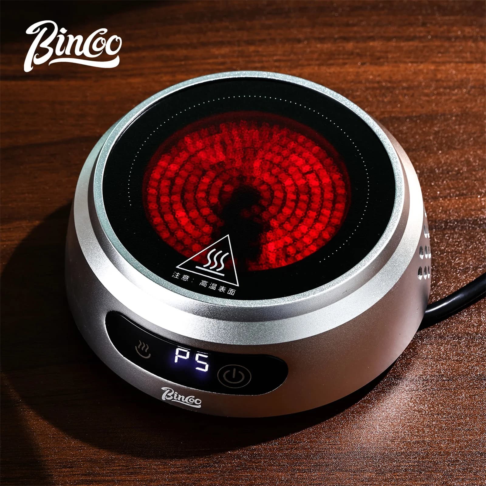 Bincoo 500W Mini Piano Cottura Stufa Elettrica In Ceramica Moka Pentola Stufa Calda Vestito per Uso Domestico Fornello Elettrico In Ceramica Piastra Calda Elettrica