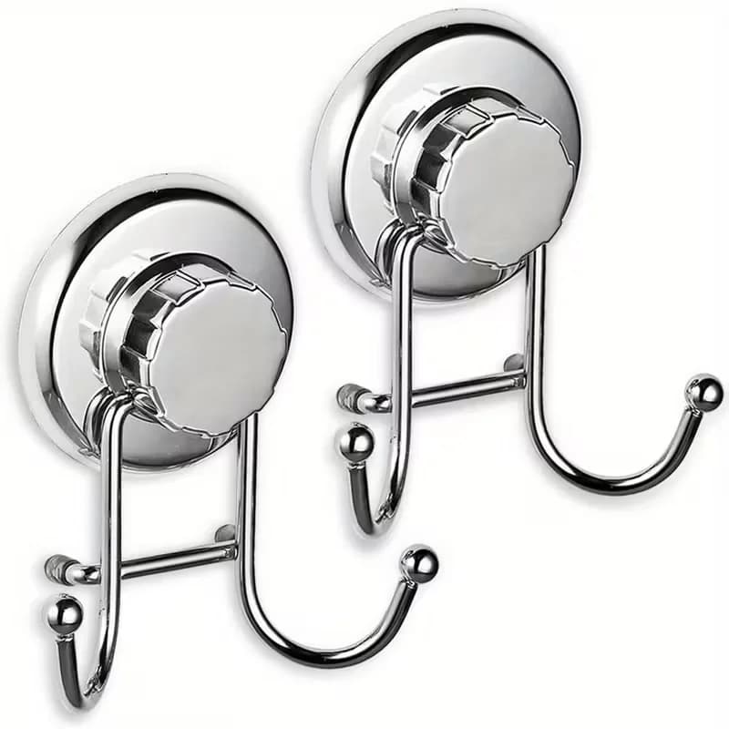 Suction cup hook towel rack wall hook toilet paper hanger for hanging kitchen and bathroom supplies easy to install