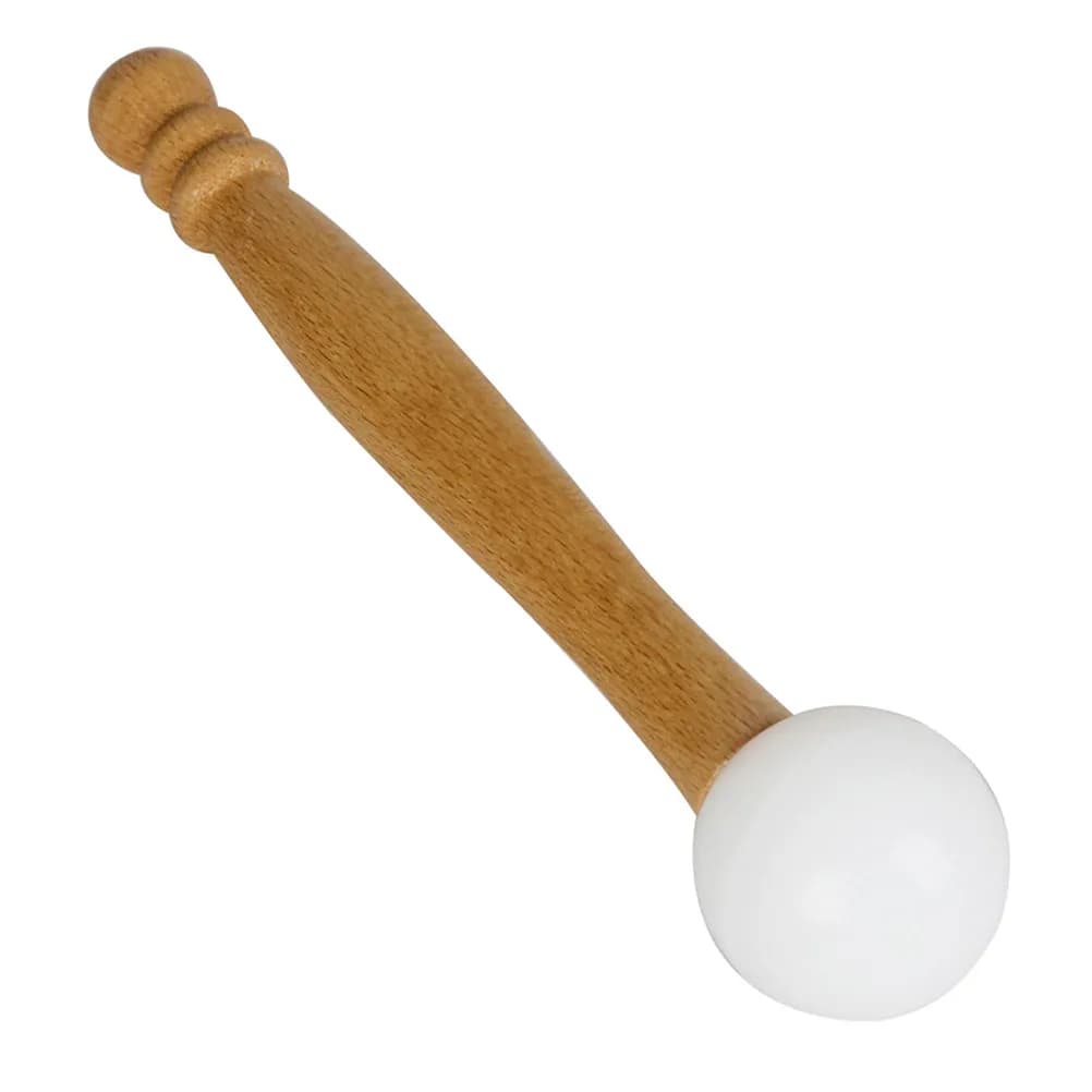 1Pcs Sturdy Crystal Singing Bowl Percussion Stick Rubber Knocking for Sound Healing Meditation Buddha Instruments Fine