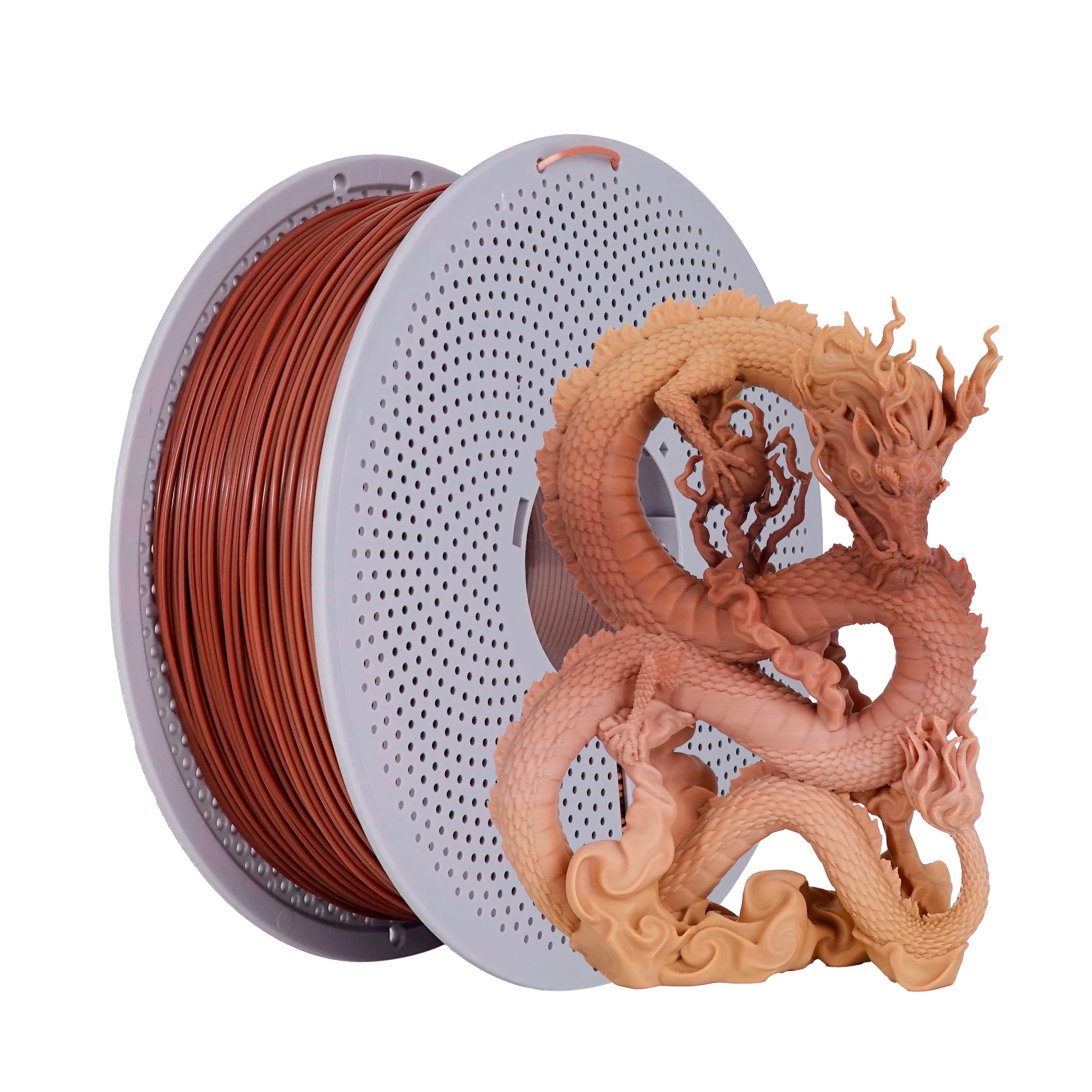 PLA-F 3D Printing Filament with Wood Veneering gradient - 1 kg coil for Bambu laboratory printers