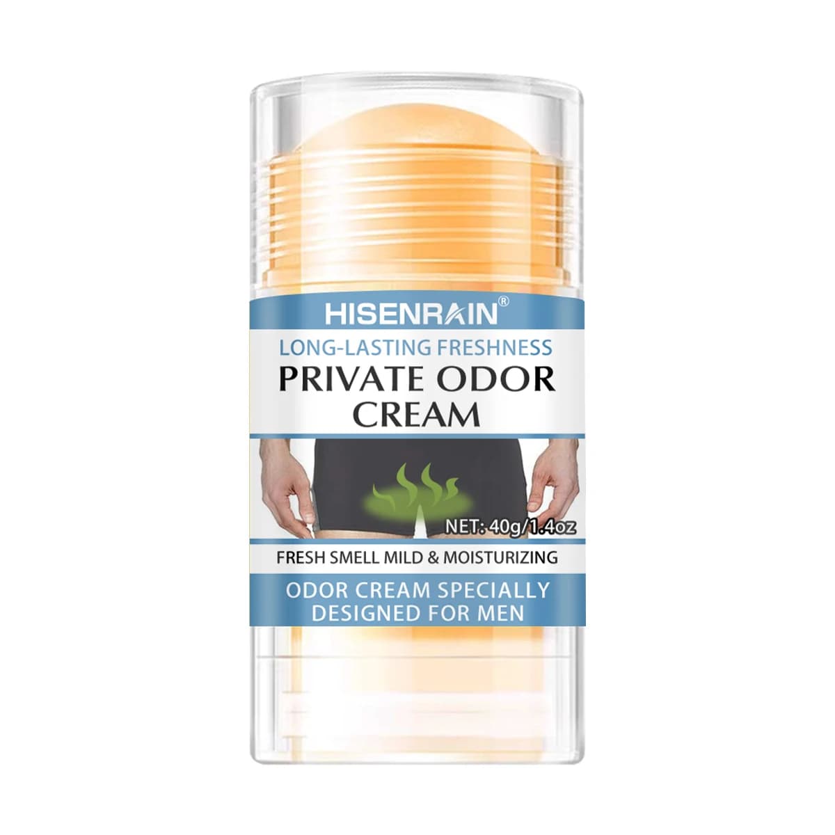 HISENRAIN Deodorante Stick Naturale da Uomo: Ascelle e Cura Intima, Protezione dagli Odori 72H, Ipoallergenico e di Lunga Durata.