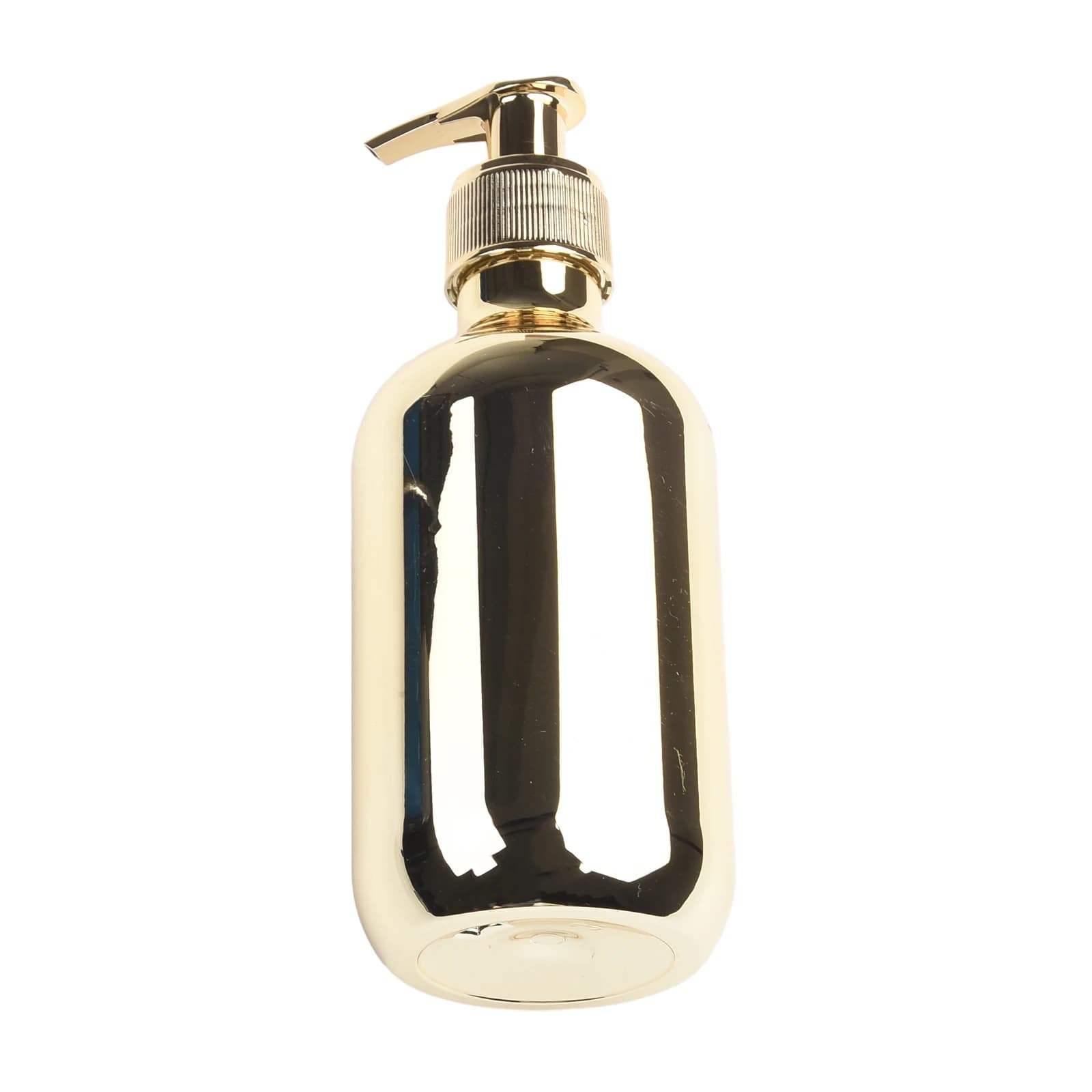 Dispenser di sapone da bagno da 300 ml, pompa ben realizzata, dispenser di sapone per piatti brillante e liscio, facile da ricaricare, design elegante