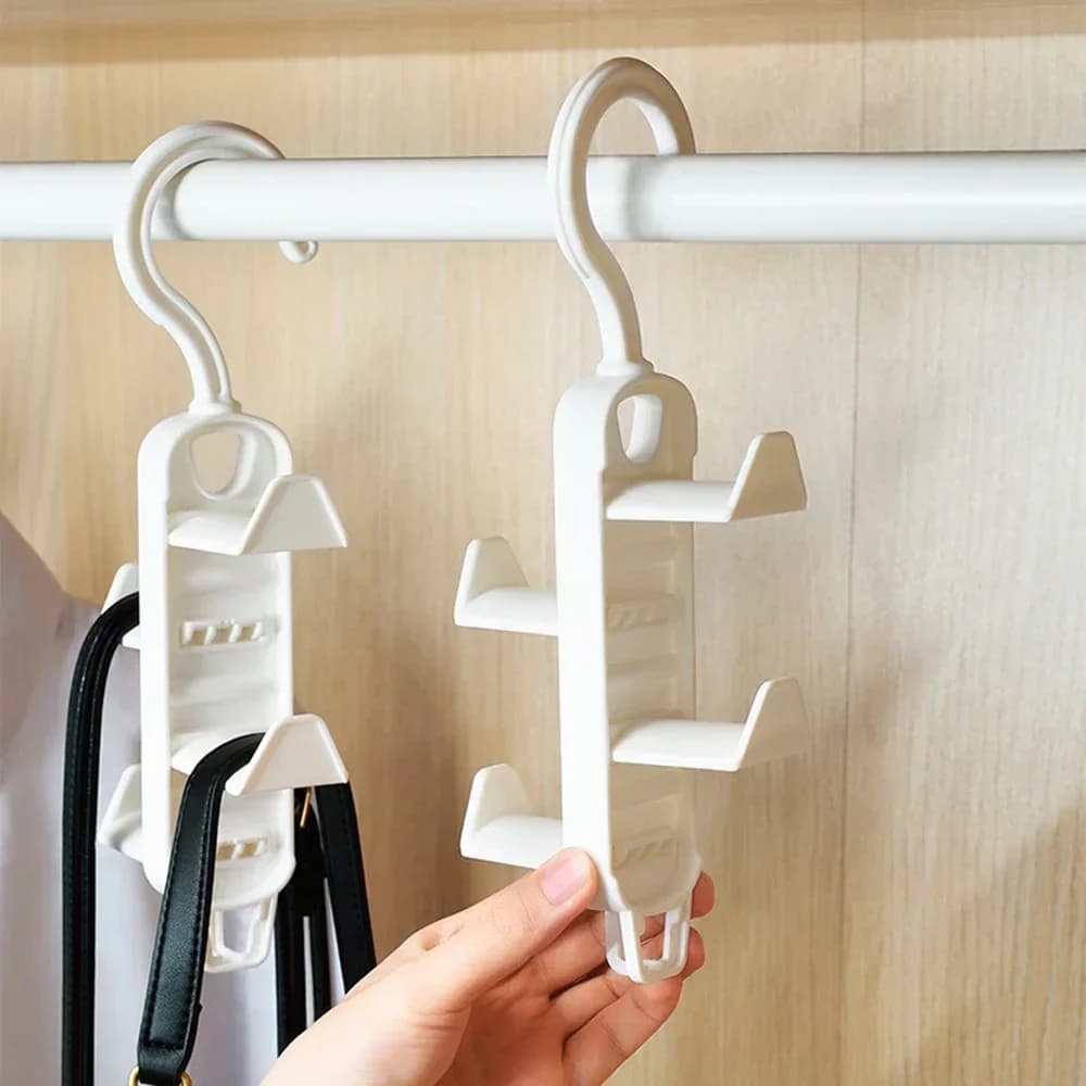 2 Pezzi Gancio Appendiabiti Multifunzionale Senza Foratura per Armadio e Porta, Porta Cappelli e Oggetti Vari