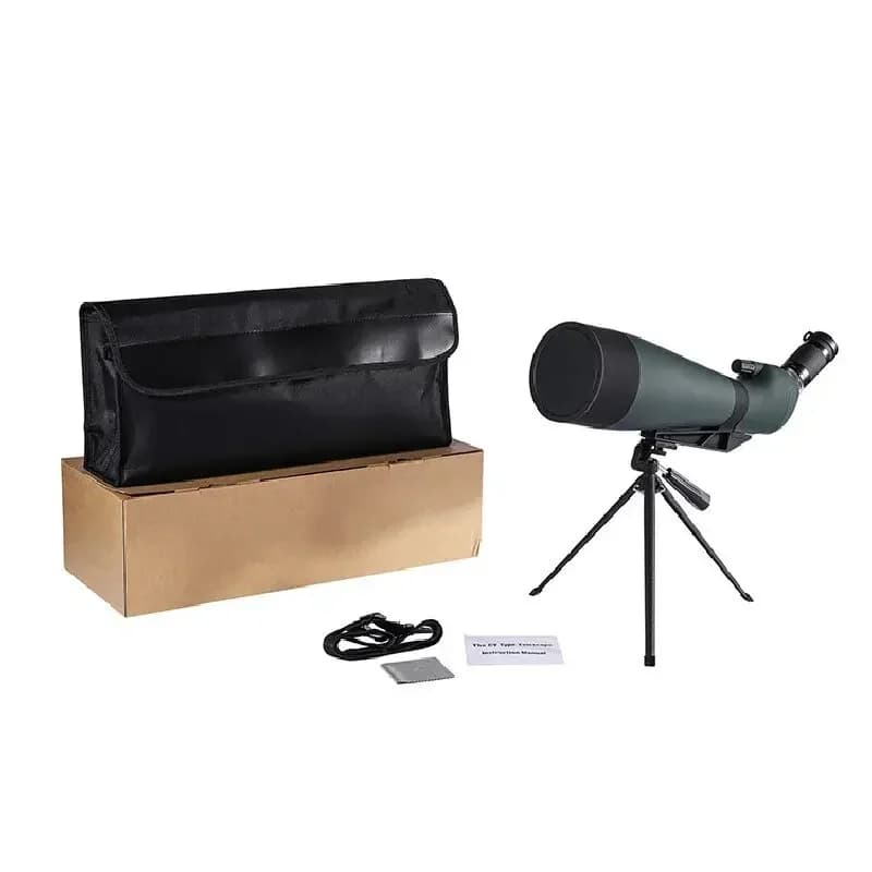 25-75x100 High Power Telescope with Tripod FMC Large Aperture Professional Monocular for Outdoor Hunting Bird Watching Camping