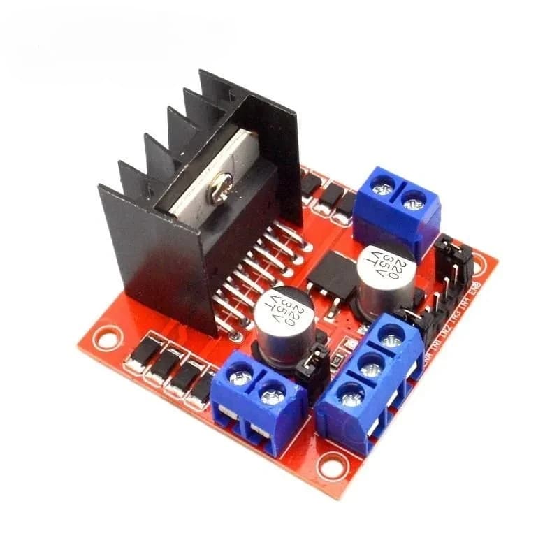 Modulo L298N Scheda di Controllo Motore per Arduino, Doppio Ponte H L298, Motore DC Stepper per Auto Robotica Intelligente ad Alta Potenza