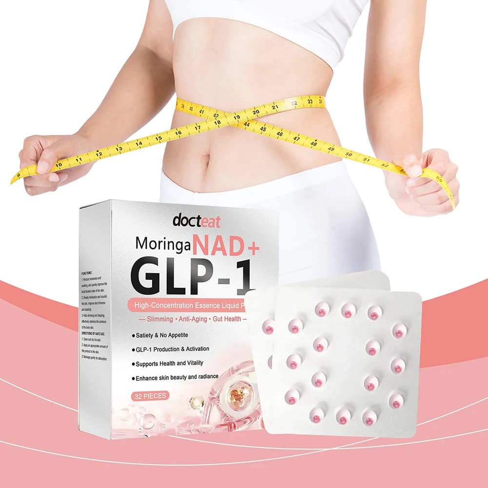 GLP-1 Liquid pearls to ultra concentrated essence for slimming health with NAD + Moringa for weight loss Quick action slimming capsule