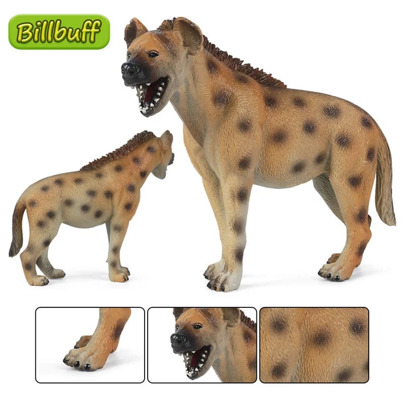 11 cm Simulazione Animali Selvatici Zoo Mondiale ABS Modelli di Hyena Figure Collezione di Azioni Bambole Giocattoli Educativi ​ per bambini Regalo per bambini