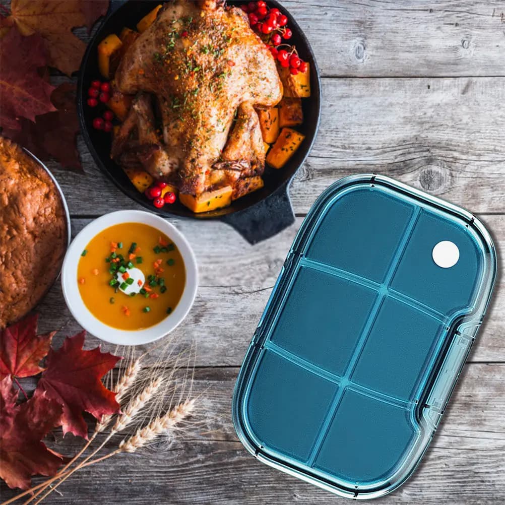 Set di 3 Tappi in Silicone Ermetici per Contenitori Alimentari, Valvole Sigillanti per Mantenere la Freschezza