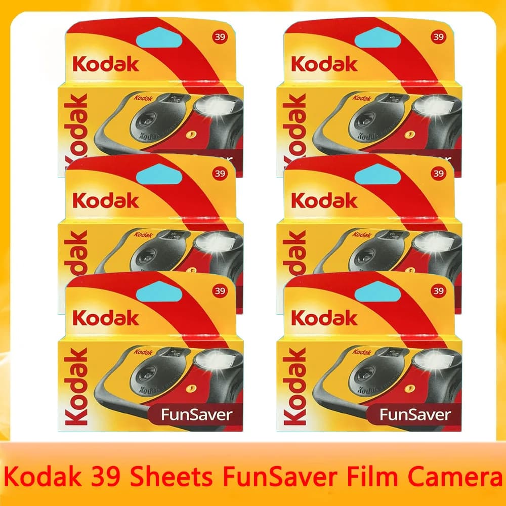 Kodak Daylight/HD Power Flash/FunSaver Fotocamera monouso con flash Fotocamere a pellicola monouso a punto e punto 27 fogli 39 fogli