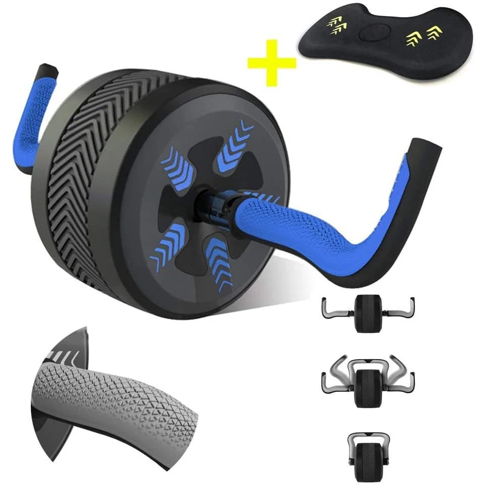 Abdominal Roller Wheel Kit Abdominal Exercise Roller for Central Strength Training with Knee Mat Fitness equipment at home gym for abdominal training