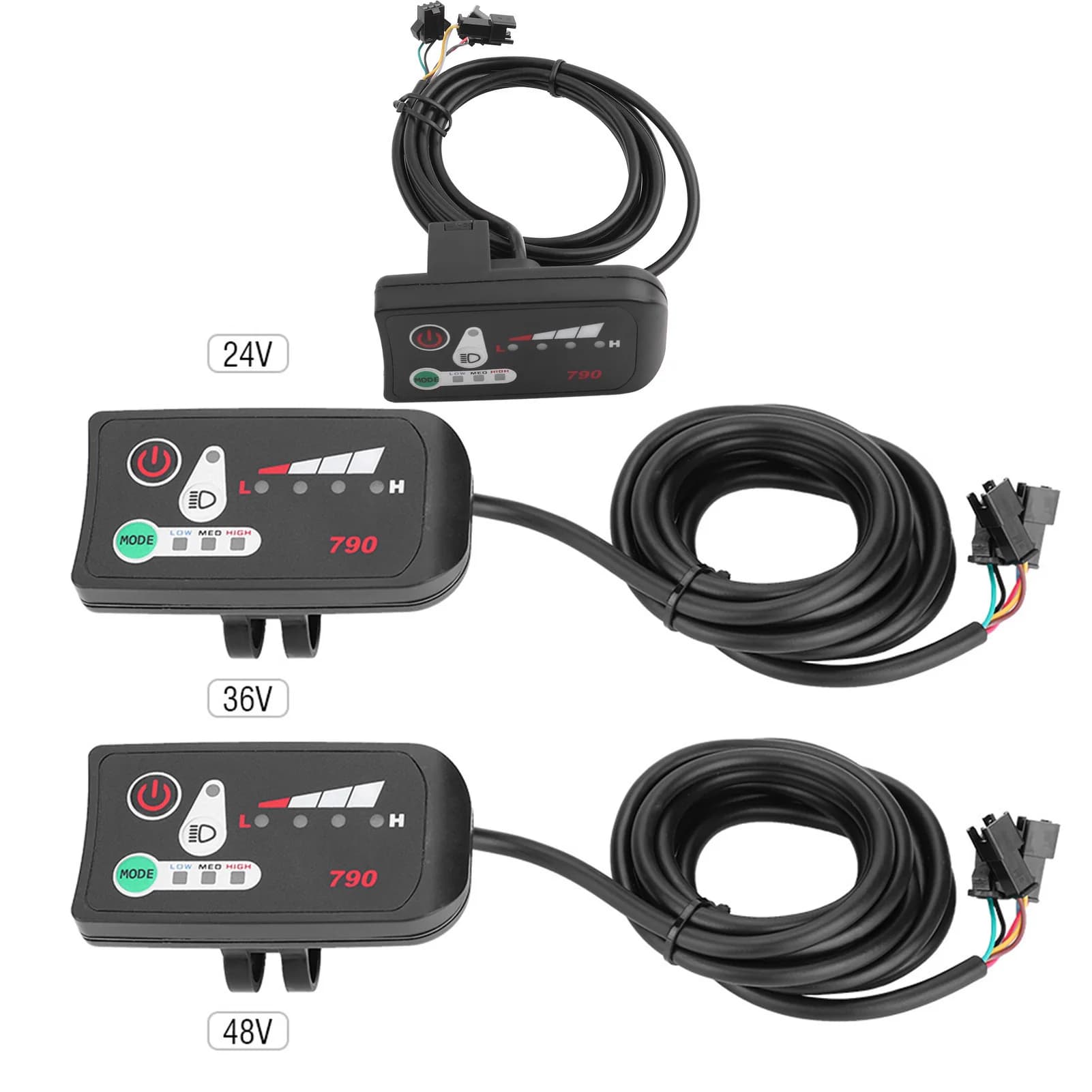 Display del controller del motore 24V-48V Display del motore dello scooter Display a LED impermeabile Pannello di controllo Parte accessoria per scooter elettrico