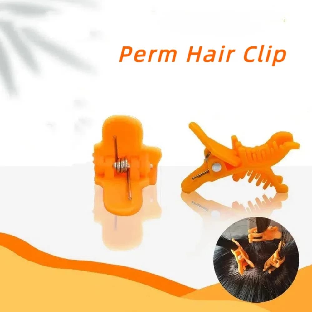 10Pcs New S/L Perm Hair Clip Hair Curl Hair Rollers Styling Clamps Reusable Short Hair Perm Tools Men