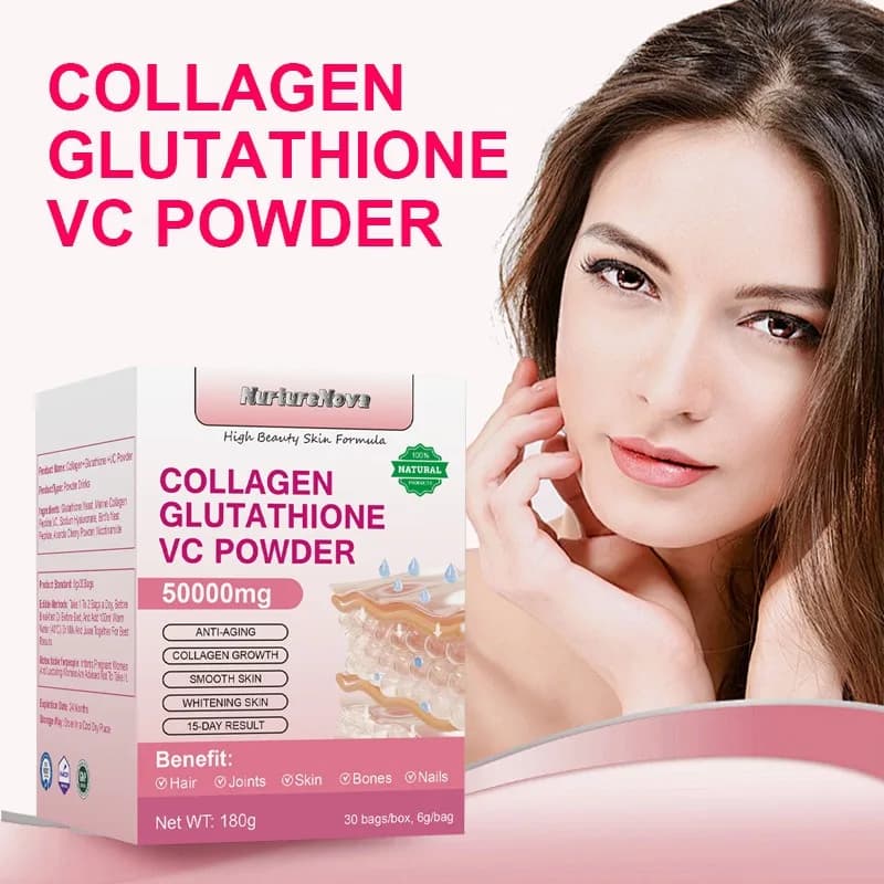 VC Premium Natural Formula Collagen Powder Essential supplement for skin clearing and well-being