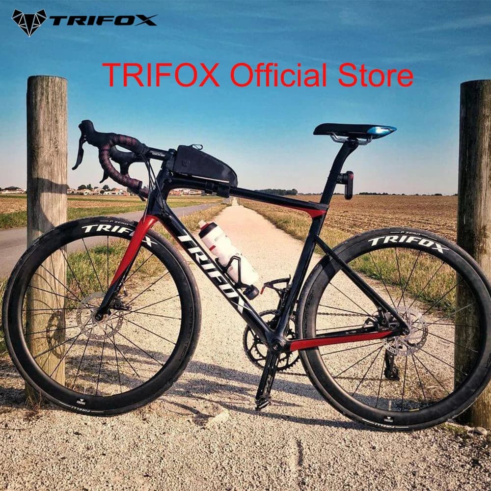 Telaio per bici da strada in carbonio ultraleggero TRIFOX X16TA 44 / 49 / 52 / 54 / 56 / 58Cm Telaio da corsa a disco meccanico DI2 installabile