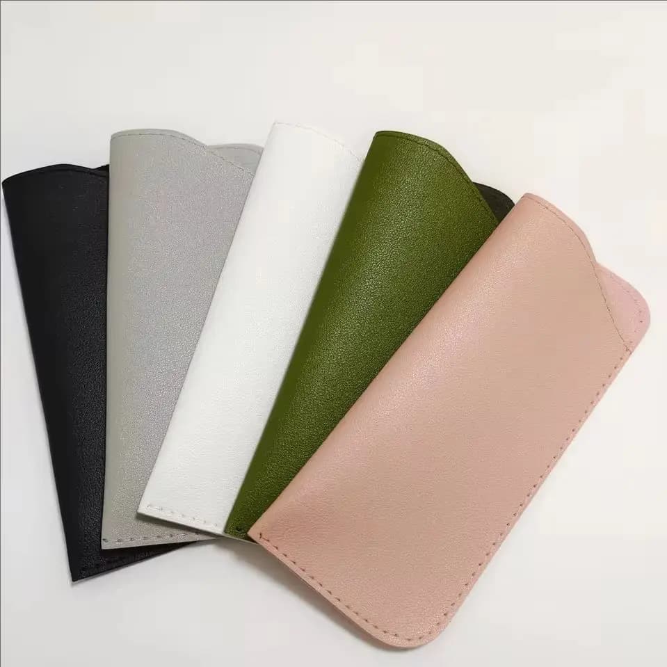 Custodia Morbida per Occhiali in Pelle PU alla Moda, Porta Occhiali da Lettura Portatile, 1 Pezzo