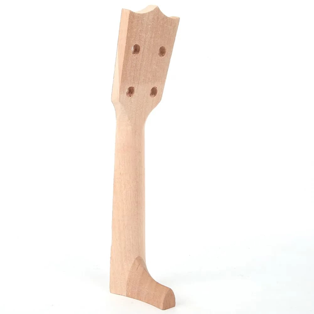 Premium Okoume Wood And Rosewood Ukulele Neck Wooden Color 21in 23in Ukulele Fretboard Ukulele Neck Set Concert Ukulele