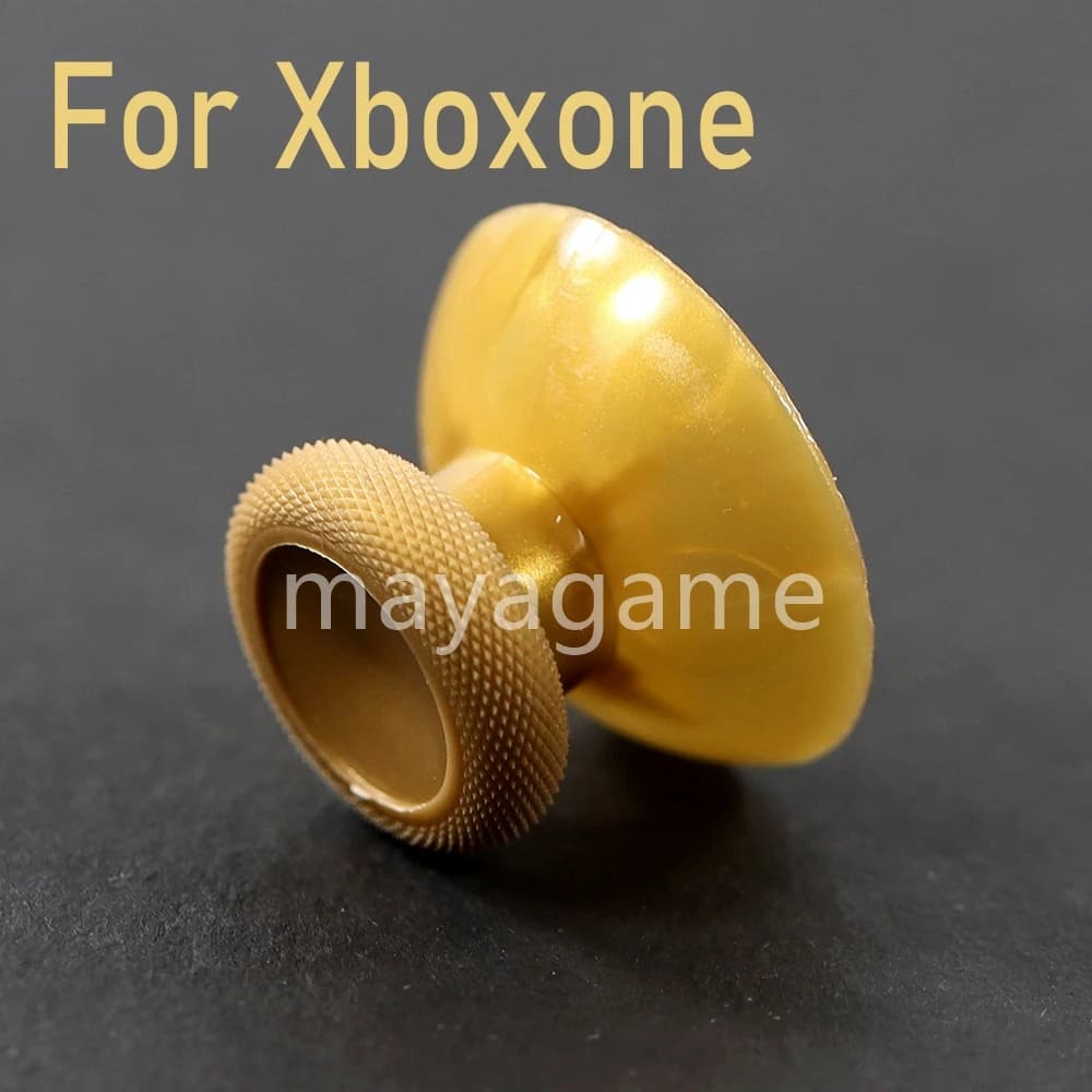 2pcs 3D Rocker Joystick Caps For XboxOne Controller Analog Thumb Sticks For Xbox One S Gold Mushroom Head Cap Grip Cover
