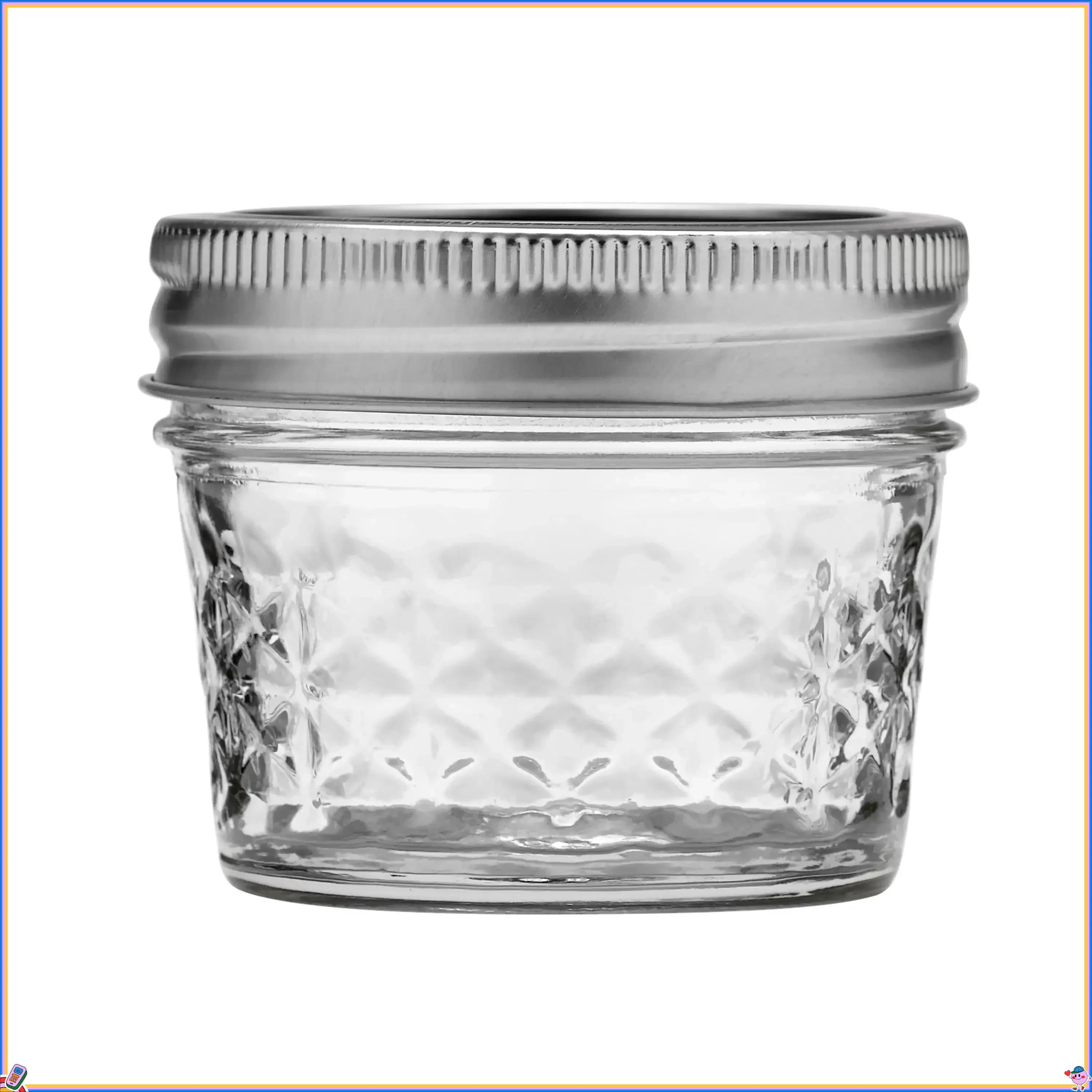 Set di mini barattoli di vetro da 12 pezzi - Barattoli decorativi per confiture, conservare spezie, bomboniere