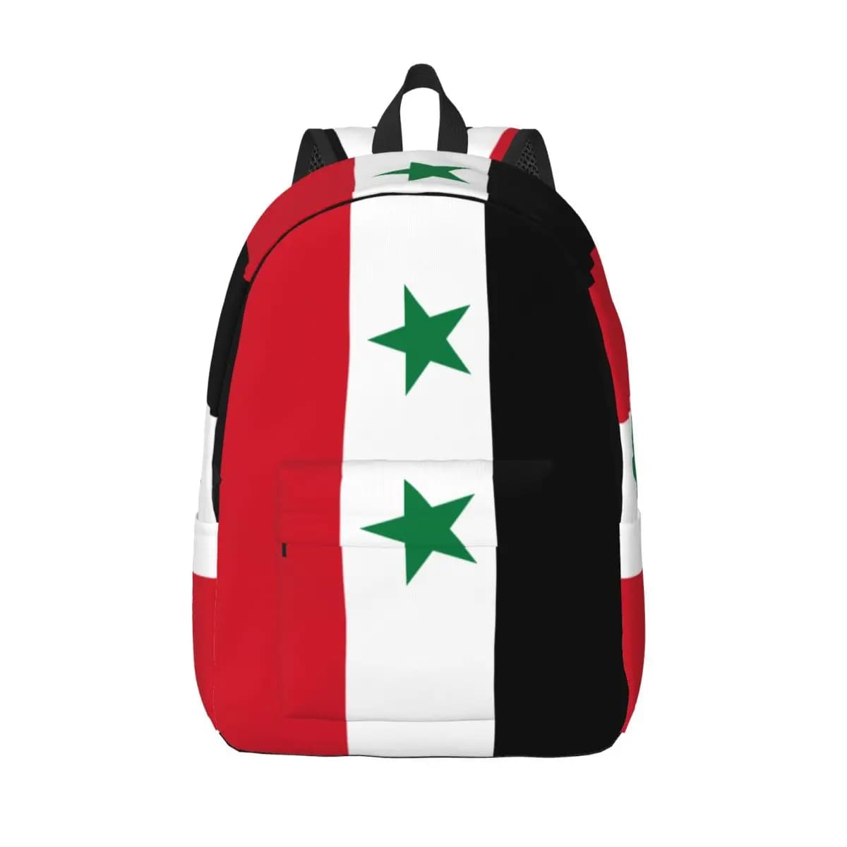 Zaino sportivo con bandiera della Siria, borsa da lavoro per la scuola superiore, per uomo e donna, borsa a tracolla per computer portatile